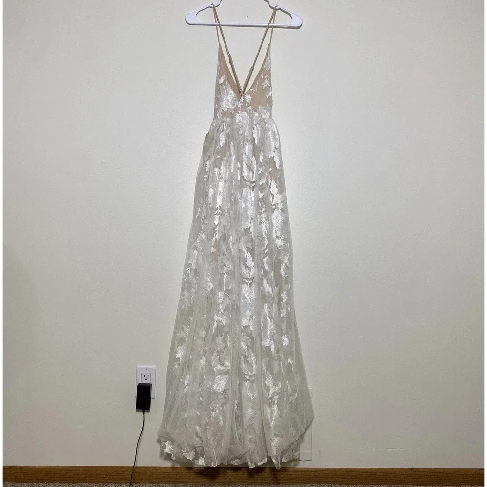 altar'd state ivory dress ALTAR'D STATE Caledonia Maxi Dress Ivory/Nude Size XS Style Exchange Boutique PGH